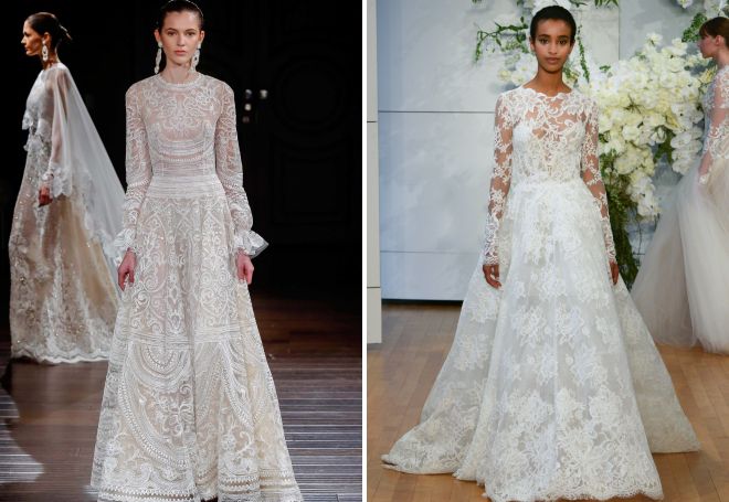 свадебные платья 2018 модные тенденции