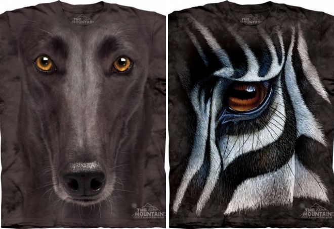 футболки с животными 3d
