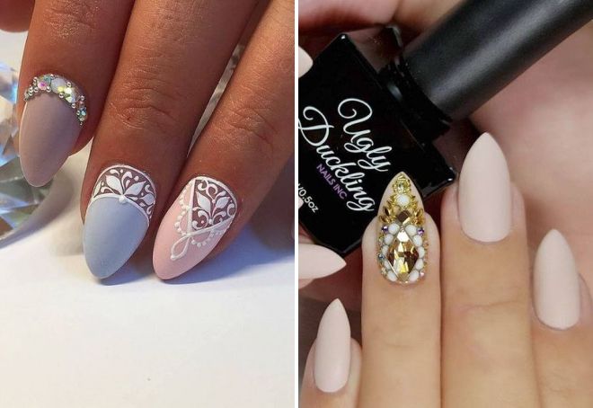 almond nails design