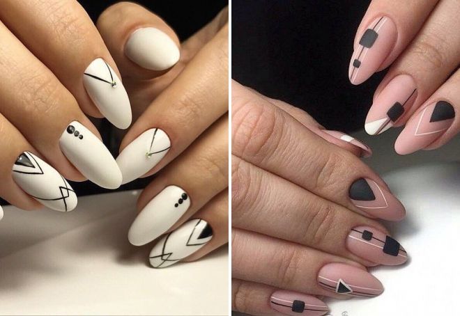 geometry on oval nails