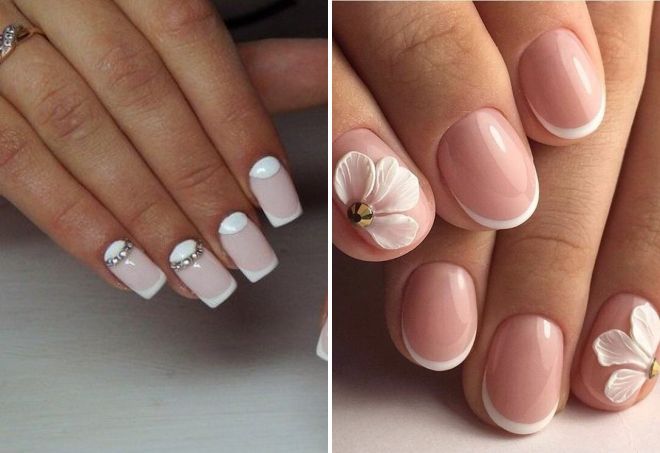 gentle french nail design