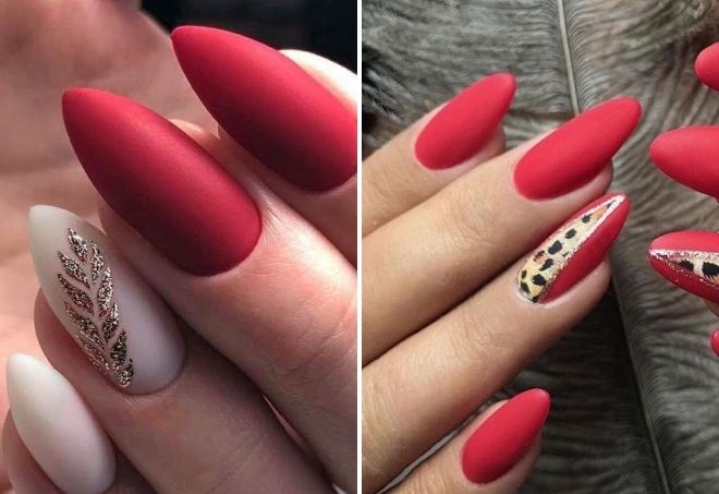 trendy red manicure 2020