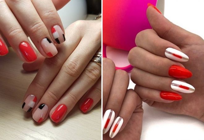 red manicure trend 2020