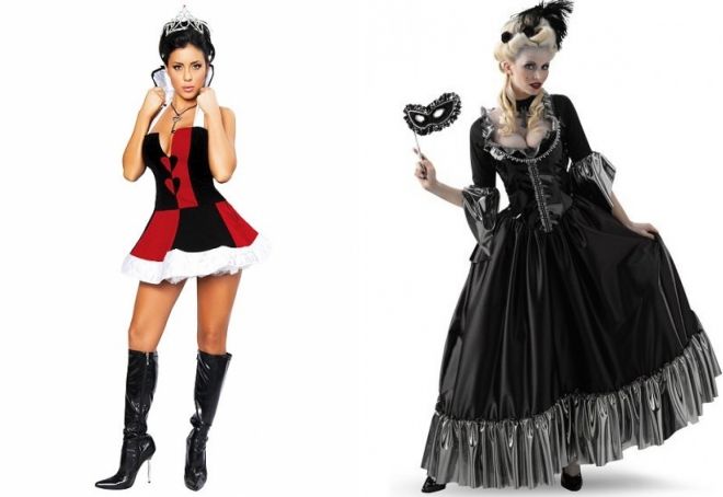 костюм пиковой дамы на хэллоуин