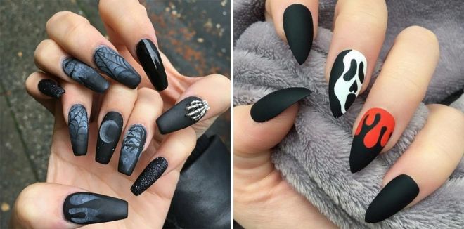 nail design 2019 halloween