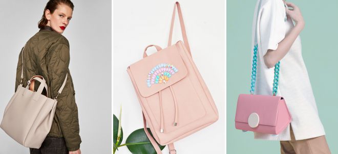 pastel colored bags