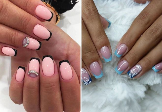 french manicure summer 2018