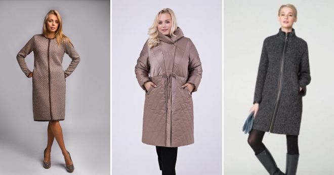 Модное женское теплое пальто