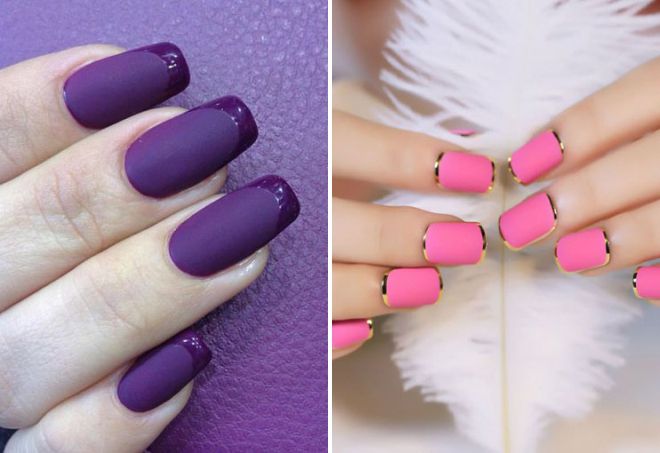 matte and glossy combinations