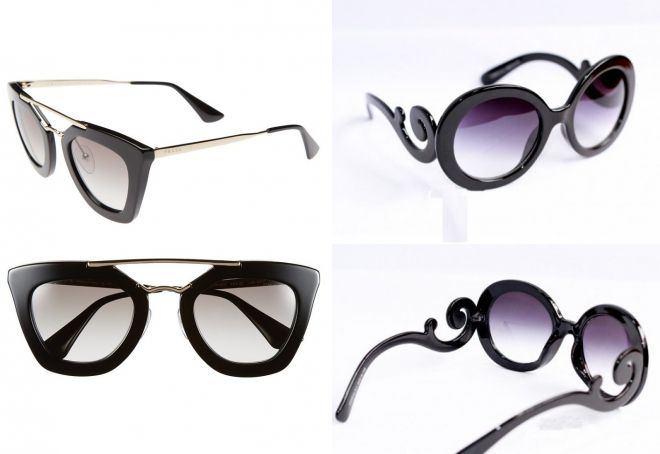 женские солнцезащитные очки Прада