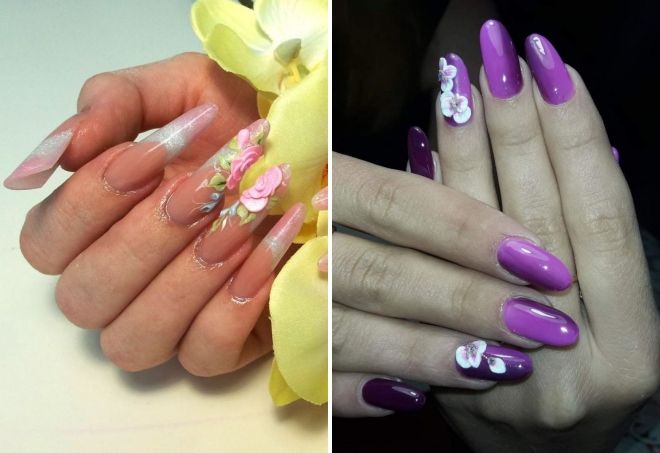 manicure design for March 8