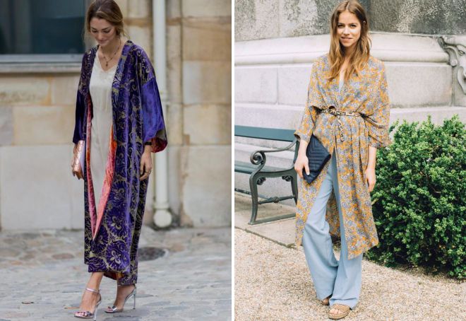 оригинальные модели халата кимоно