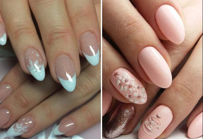 simple New Year's manicure ideas