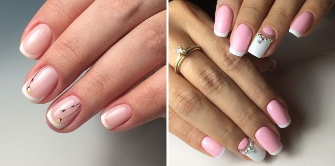 gentle french manicure 2019