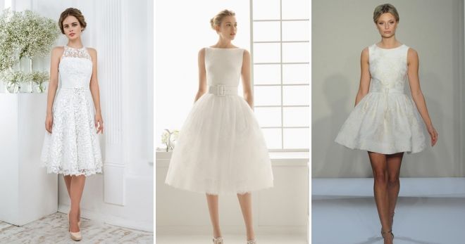 Короткие свадебные платья 2019 идеи