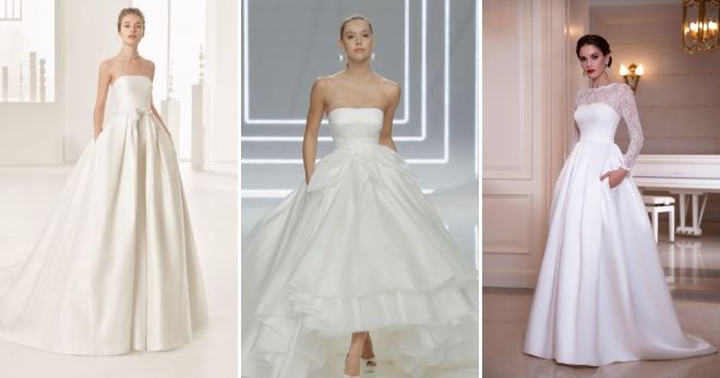 Свадебное платье 2019 минимализм