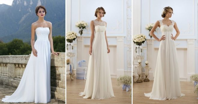Свадебные платья 2019 в греческом стиле