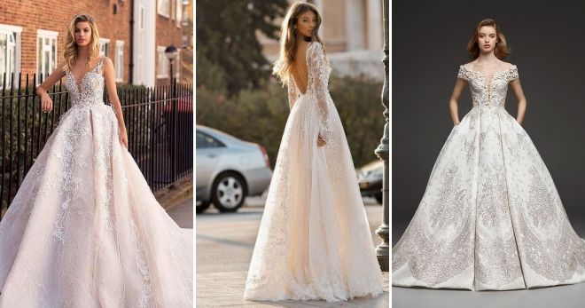 Дизайнерские свадебные платья 2019