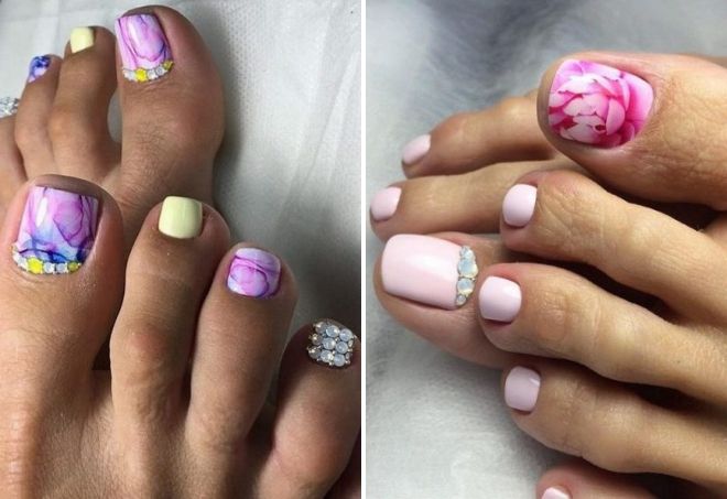 pedicure ideas 2019 with a pattern