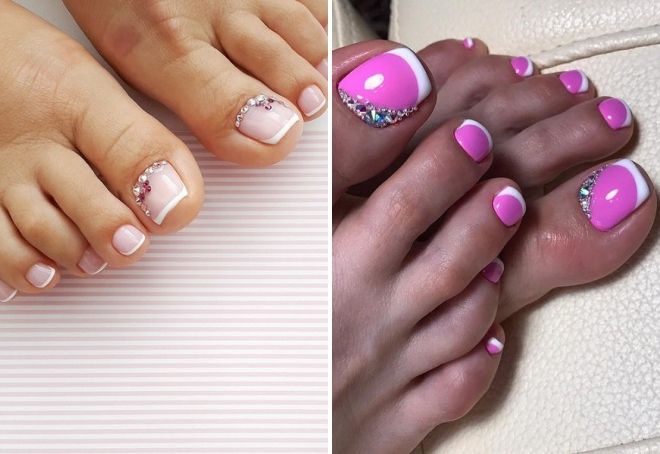 french pedicure ideas 2019