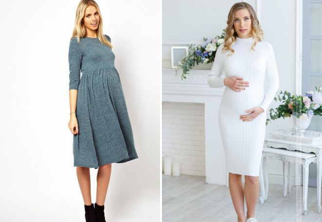 модные платья для беременных 2017