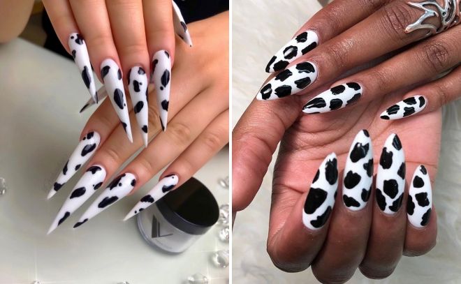 cow manicure for bony nails 2020