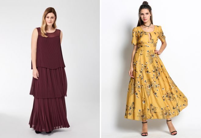 модные платья осень 2018