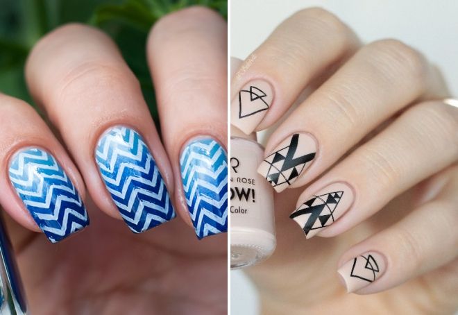 geometry stamping manicure
