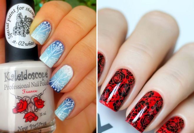 stamping manicure ideas