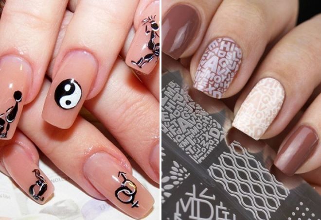 stamping manicure ideas