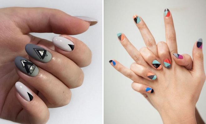 geometry on nails ideas 2019