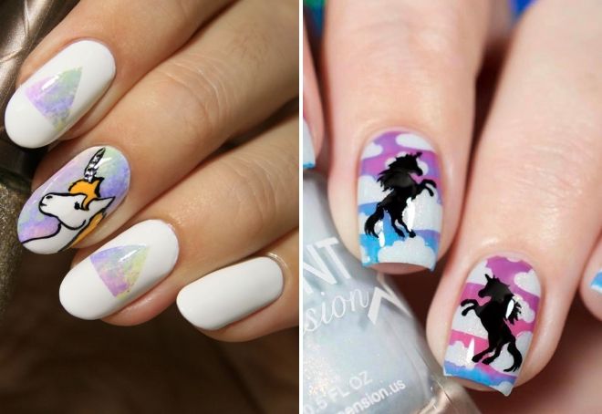 unicorn manicure