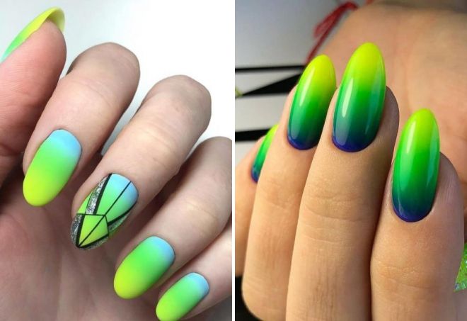gradient on nails