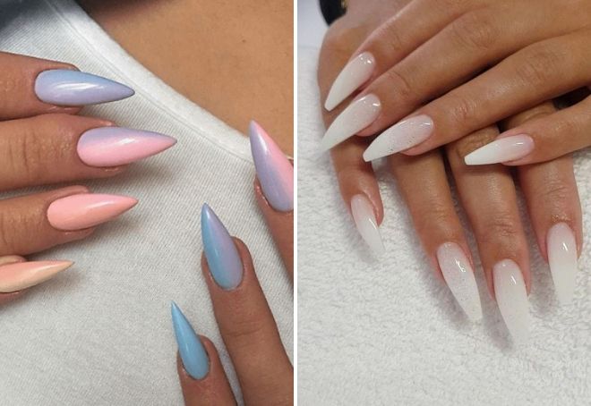 gentle gradient on the nails