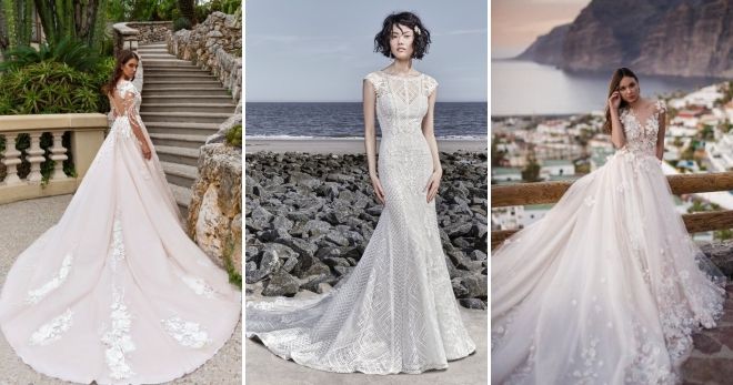Свадебные платья 2019 со шлейфом