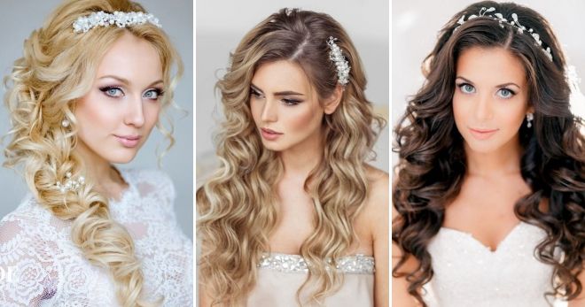 Wedding hairstyles for long hair 2019 curls