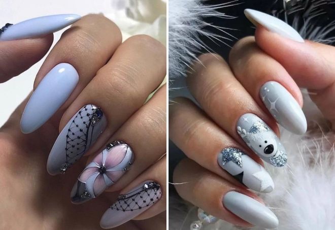 winter design for long nails
