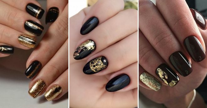 Manicure 2019 black with gold