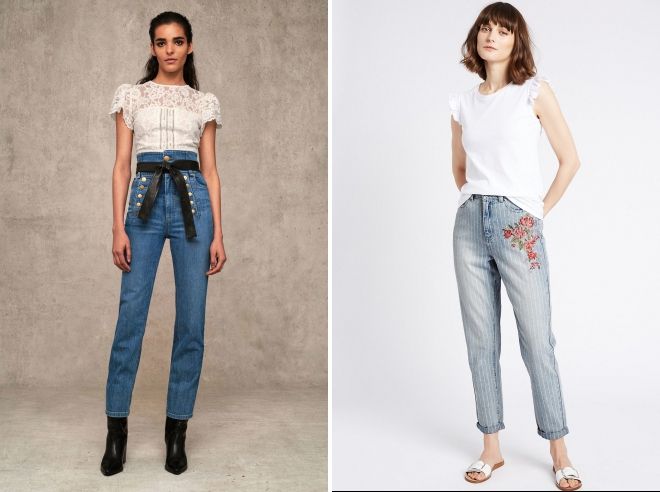 джинсы 2019 года модные тенденции