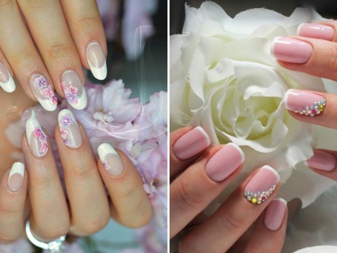 bridal manicure french 2019