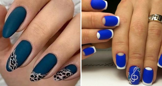 french manicure with a pattern 2020
