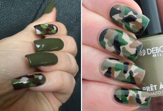 military style manicure