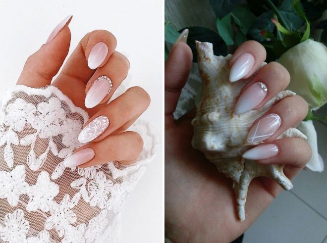 wedding manicure ombre 2019
