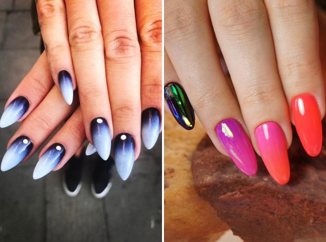 ombre manicure for long nails 2019