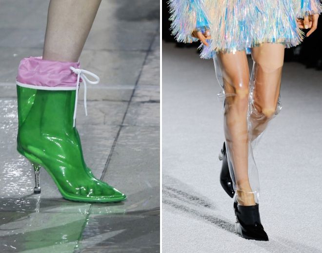 женская обувь на дождливую осень