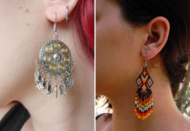 ethnic style earrings