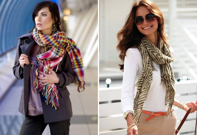 как выбрать женский шарф