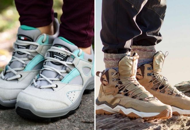 Треккинговые ботинки для горных походов