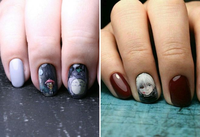 Easy anime manicure