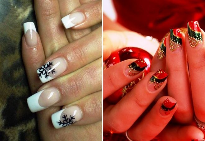 manicure ideas for the new year 2019 french